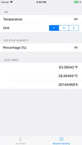 Heat Index Calculator screenshot 2