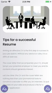 Tips for a successful Resume screenshot 0