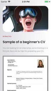 Tips for a successful Resume screenshot 1