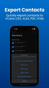 Easy Cleaner - Contact Backup screenshot 4