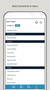 Economic Research Tracker screenshot 1