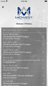 Midwest Athletics screenshot 0