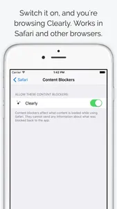 Clearly - Ad and Tracking Blocker screenshot 2