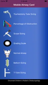 Mobile Airway Card screenshot 0