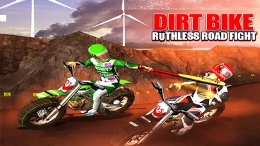 Dirt Bike Road Fight Racing screenshot 0