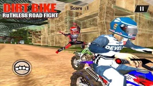 Dirt Bike Road Fight Racing screenshot 3