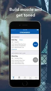 StrongBod - Free personal trainer and gym workout planner app for personalized fitness routines screenshot 0