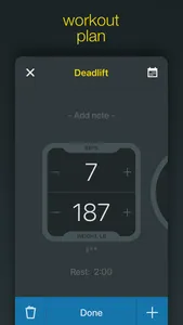 Targets - Workout Journal screenshot 2
