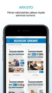 Kouvolan Sanomat, päivän lehti screenshot 4