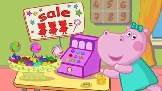 Funny Shop Hippo shopping game screenshot 7