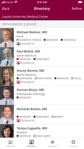 Loyola Medicine Referral App screenshot 2