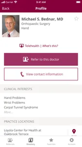 Loyola Medicine Referral App screenshot 3