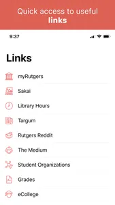 Rutgers RUMobile screenshot 3