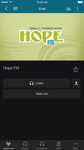 Hope FM screenshot 1