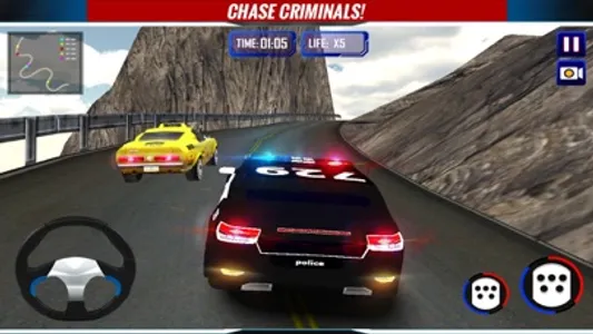 Police Car Driver Chase High Speed Street Racer 3D screenshot 0