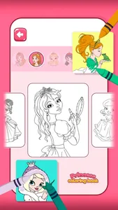 Color your favorite princess screenshot 1