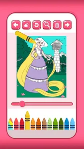 Color your favorite princess screenshot 2