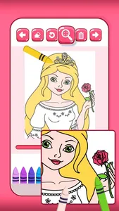 Color your favorite princess screenshot 3
