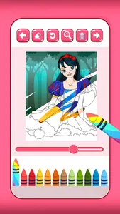 Color your favorite princess screenshot 4