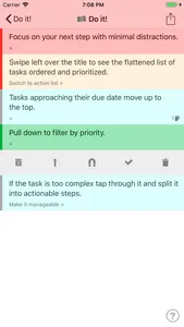 Manageable: Nested ToDo Lists screenshot 1