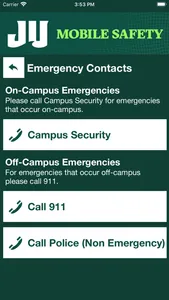 JU Mobile Safety screenshot 1