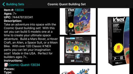 Unofficial K'Nex Instructions screenshot 3
