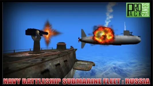 Russian Navy War Fleet - Submarine Ship Simulator screenshot 2