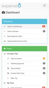 Expense8 screenshot 1