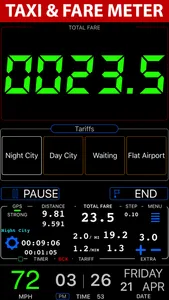 Taximeter. GPS taxi cab meter. screenshot 0