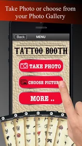 Tattoo booth creator & design screenshot 1