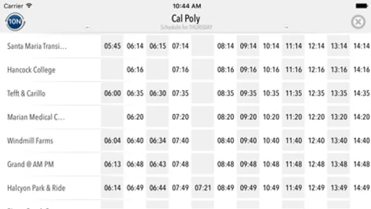 San Luis Obispo Regional Transit Authority screenshot 2