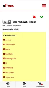 ePizza Online Shop screenshot 2