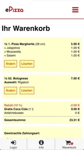 ePizza Online Shop screenshot 3