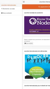 Journées internationales screenshot 2