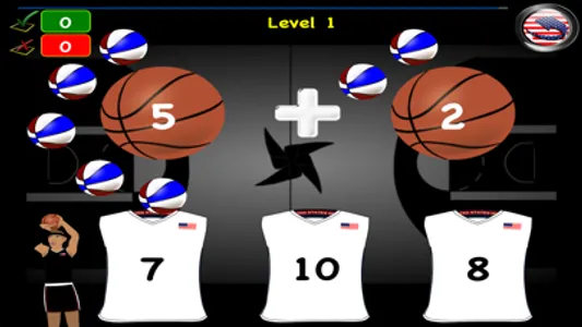 Games Math Basket Learn Lite screenshot 0