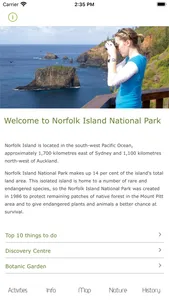 Norfolk Island NP Visitors screenshot 1