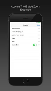 Enable Zoom App Extension screenshot 1