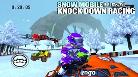 SnowMobile Illegal Bike Racing screenshot 1