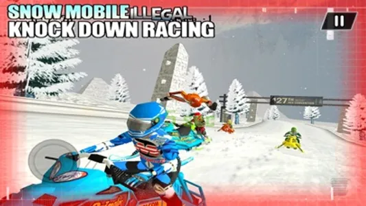 SnowMobile Illegal Bike Racing screenshot 2