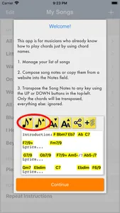 Song Compose and Transpose screenshot 2