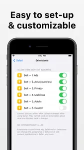 Ad Blocker for Safari — Bolt screenshot 3