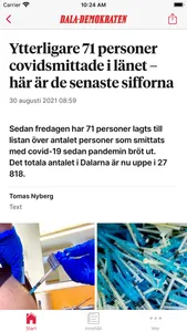 Dala-Demokraten Nyhetsapp screenshot 1