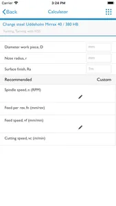 Uddeholm Machining Guideline screenshot 8