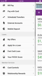 ELGA Credit Union Mobile screenshot 2