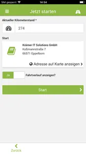 KFZ Fahrtenbuch 6.0 mobile screenshot 2