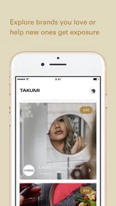 Takumi: Connect with brands screenshot 0