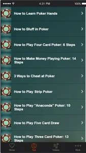 Poker Tips - Learn How to Play Poker screenshot 1