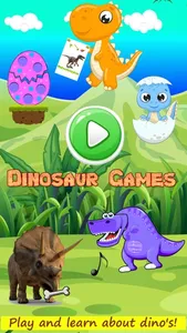 Dinosaur Games For Kids - FULL screenshot 0