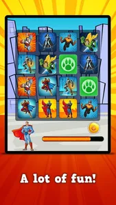 Superheroes & Action Robots : Matching Games screenshot 4