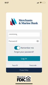 Merchants & Marine Bank screenshot 0